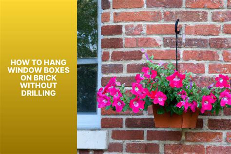 how to hang window boxes